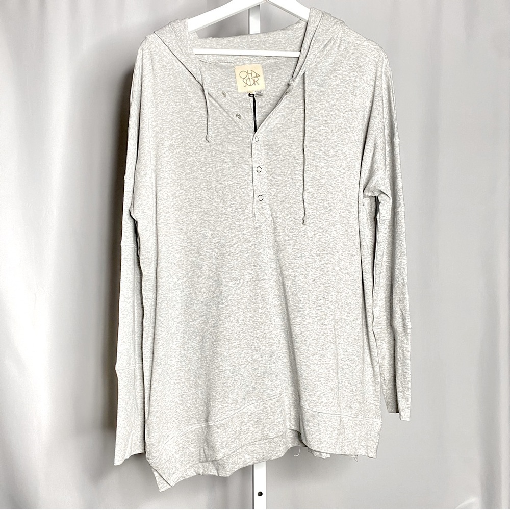 NWT Chaser Women's Cozy Grey Lightweight Hoodie — XL